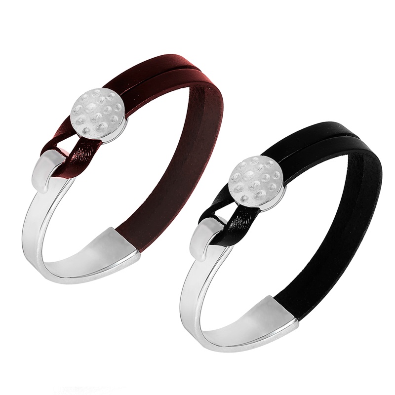 Vòng Tay Da Nhiều Lớp Thời Trang Cho Cặp Đôi