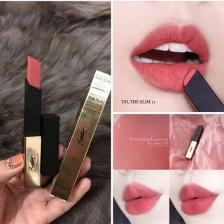 Son YSL Rouge Pur Couture The Slim Matte chất son mịn lì, nhẹ môi, lên màu siêu chuẩn cùng packing sang chảnh
