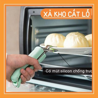[XA KHO] Kẹp inox gắp đồ nóng bằng Inox có mút silicon chống trượt loại dụng cụ nhà bếp cao cấp