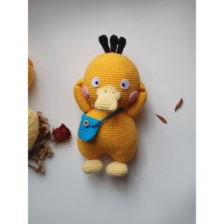[Thú len Handmade] Vịt vàng Psyduck cao cấp bằng len