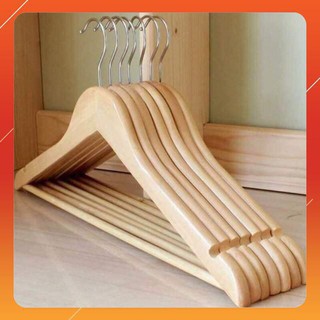 Móc áo gỗ chữ A, móc gỗ tam giác (Combo 10 cái)