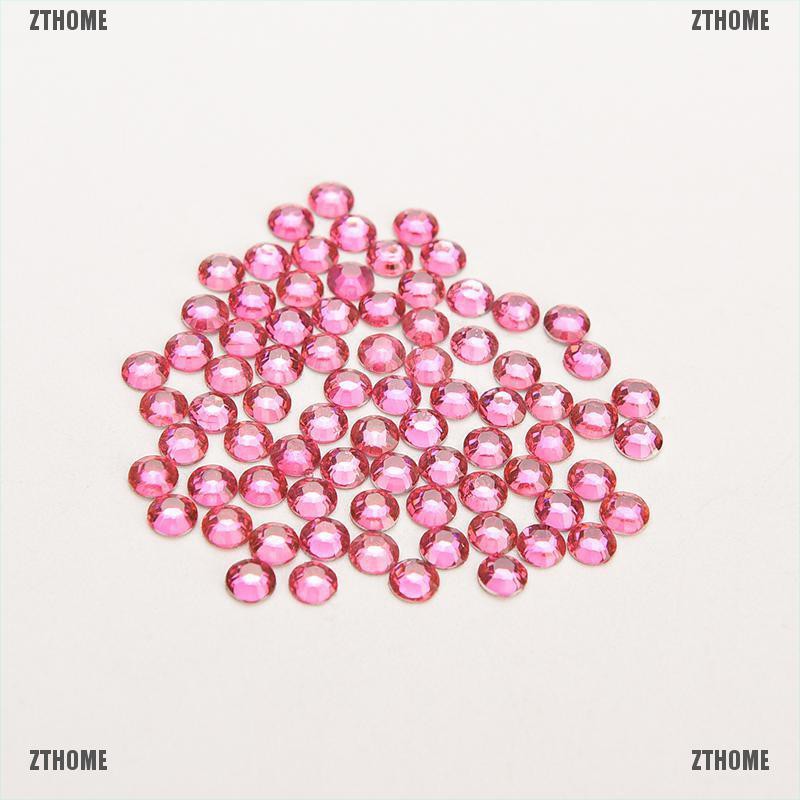 Set 1000 Hạt Pha Lê Tròn 4mm Tự Trang Trí Móng Tay