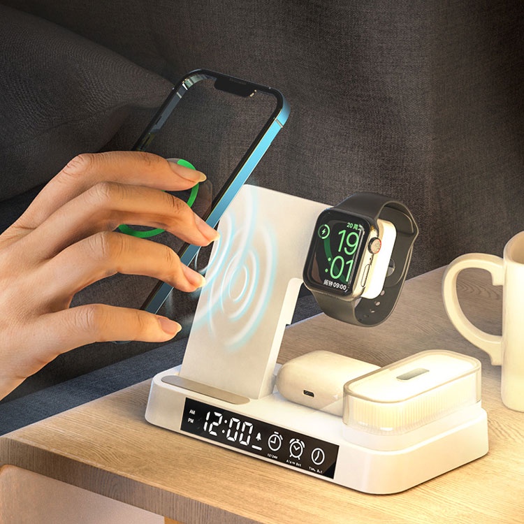 Đế sạc không dây đa năng 30W kiêm đèn ngủ A37