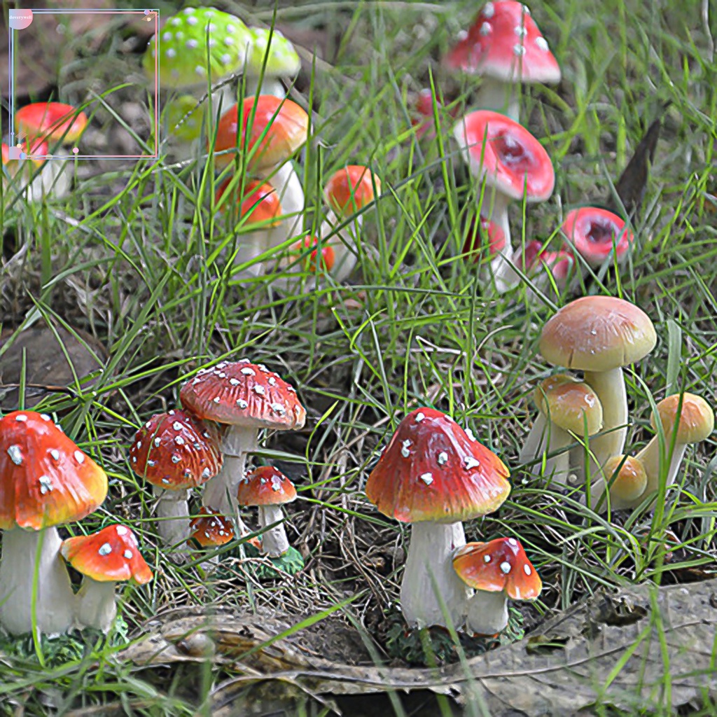 Mô Hình Cây Nấm Bằng Nhựa Resin Thân Thiện Với Môi Trường Trang Trí Nhà Cửa