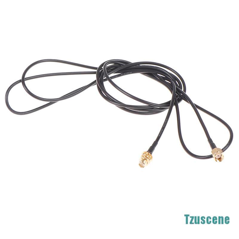 1 dây cáp nối dài ăng ten WiFi RG174 RP-SMA male tới female dài 1m | BigBuy360 - bigbuy360.vn