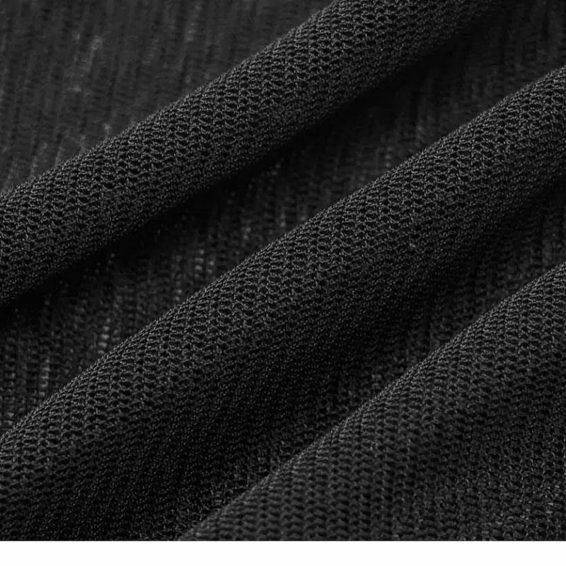 ÁO CROPTOP TAY DÀI LOE BUỘC EO VẢI LƯỚI REN LƯỚI SEXY / ÁO CARDIGAN LƯỚI MÀU ĐEN SIÊU SA