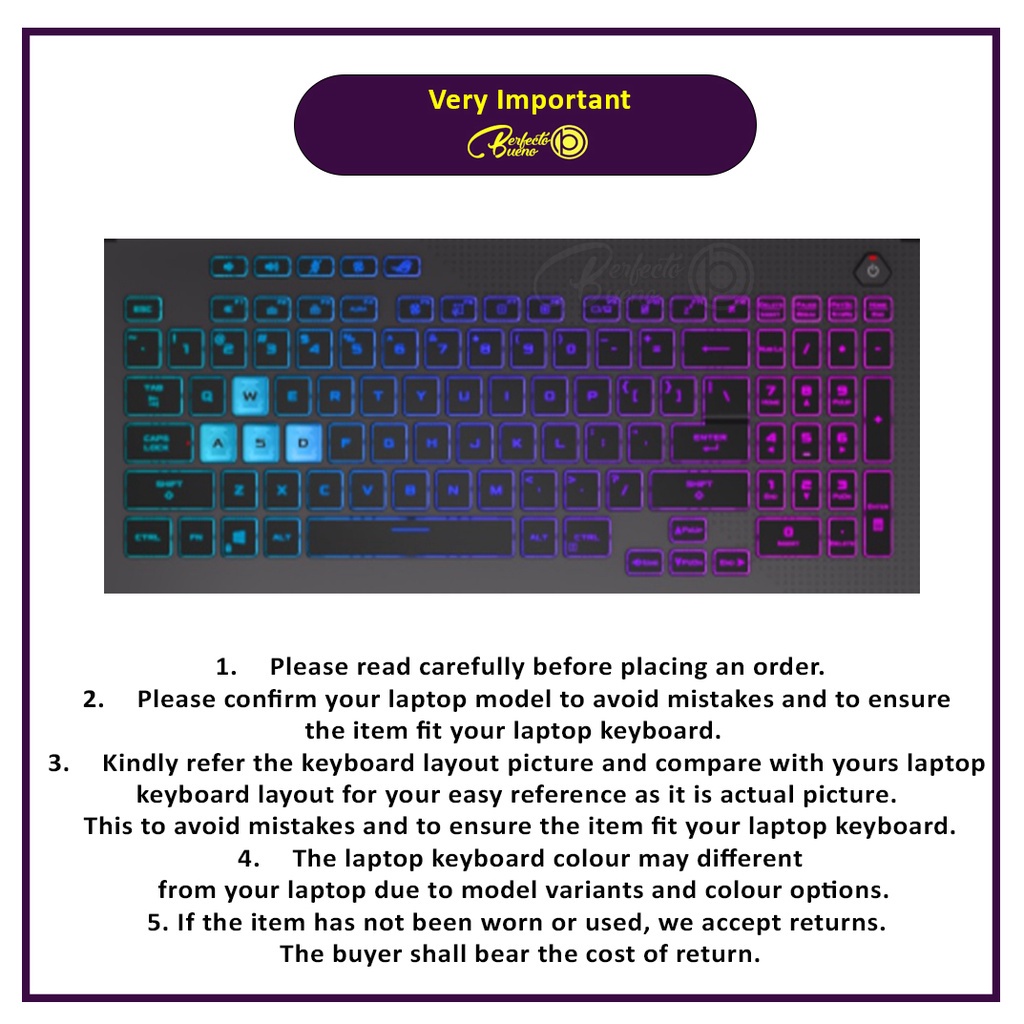 Miếng Dán Bảo Vệ Bàn Phím Bằng TPU Cho Asus ROG Strix G17 G713 G713QR G713Q G713 QR QM 17.3 inch 2021