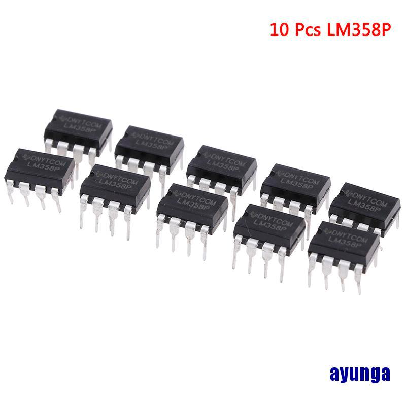 Bộ 10 Linh Kiện Điện Tử Lm358P Opamp Dual 0-70deg C 8-dip | BigBuy360 - bigbuy360.vn