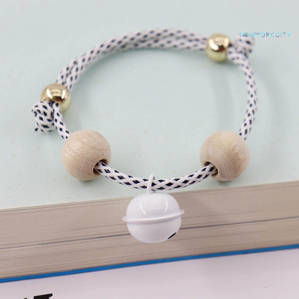 Vòng Cổ Chống Bọ Chét Có Chuông Họa Tiết Chấm Bi Có Thể Điều Chỉnh Dành Cho Thú Cưng