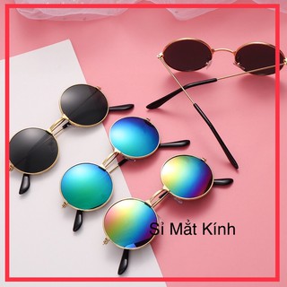 Mắt kính thời trang đủ màu tròn xoe giá sỉ