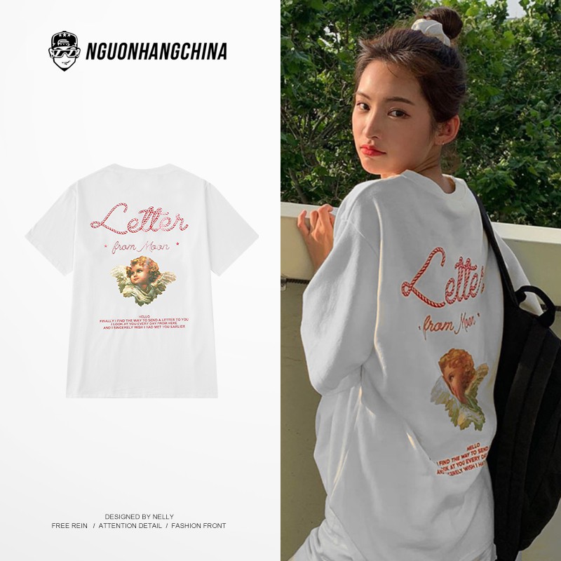 Áo phông Nelly cộc tay - Letter