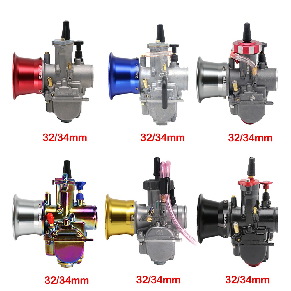 Bộ Chế Hòa Khí 55mm pwk 32mm 34mm Cho Xe Mô Tô