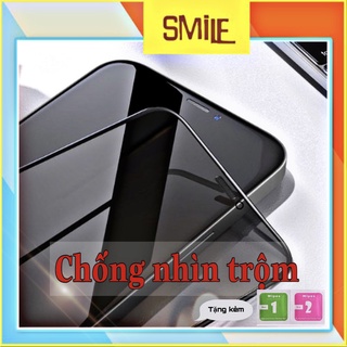 Kính cường lực iphone chống nhìn trộm full màn iphone 6/6s/7/7plus/8/8plus/plus/x/xr /xs/Xsmax/11/11promax/12/pro/max