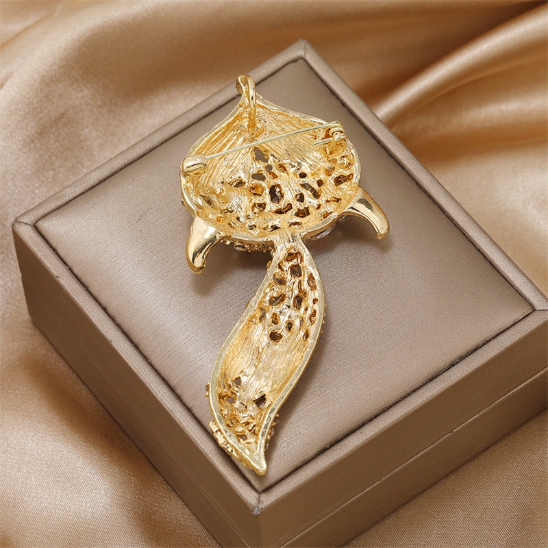 Ghim CàI ÁO HìNh Chú CáO ĐíNh Kim Cương Giả ThờI Trang Cho Nữ