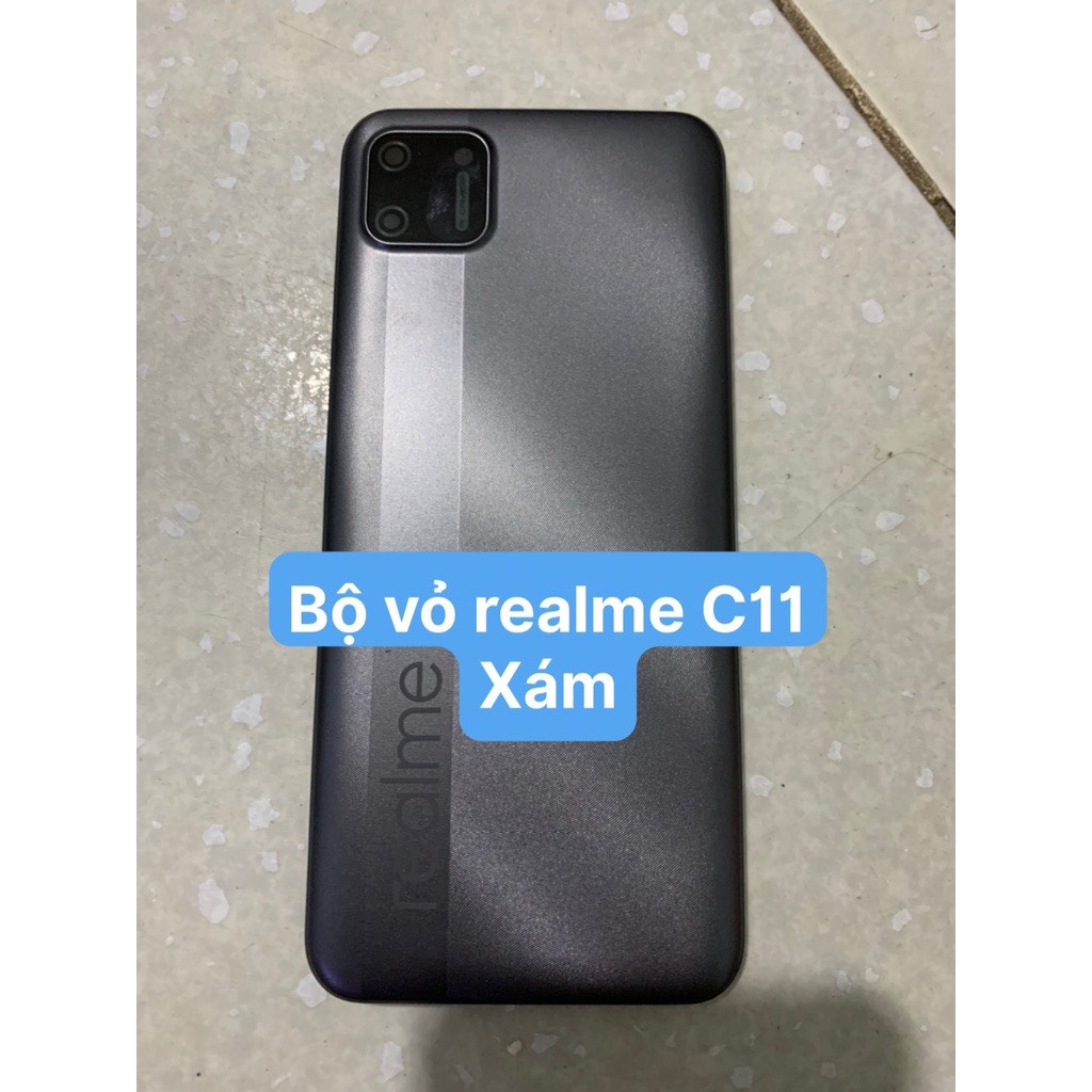Bộ vỏ realme c11/ LƯNG VỎ/ KHUNG XƯƠNG REALME C11  zin MỚI-OPPO