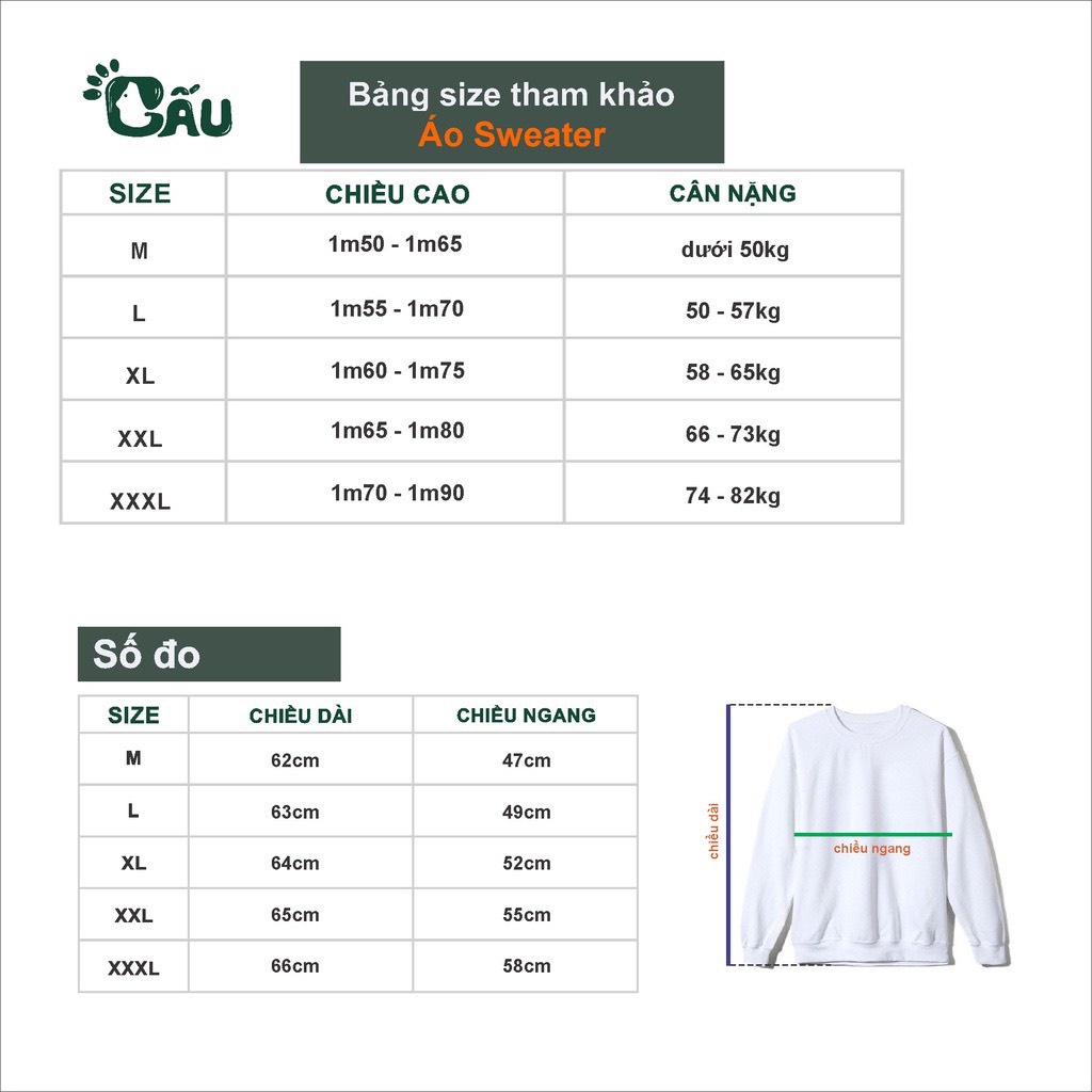 Áo Sweater CRAW vải nỉ thu đông co dãn dày dặn mềm mịn form rộng phong cách Unisex - 0101