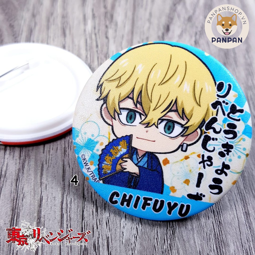 Huy Hiệu Tokyo Revengers Yukata (6CM)