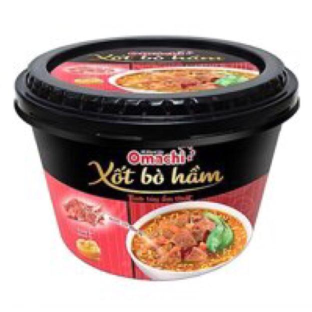 Hộp Mì Khoai Tây Omachi Xốt Spaghetti/ Xốt Bò Hầm