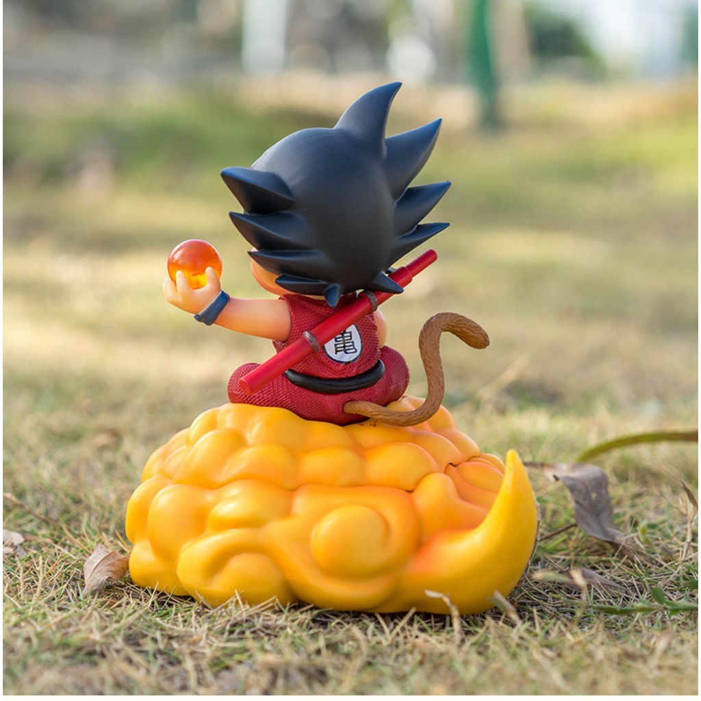 Mô hình Dragonballz Goku Kid ngồi cân đẩu vân tay cầm ngọc rồng