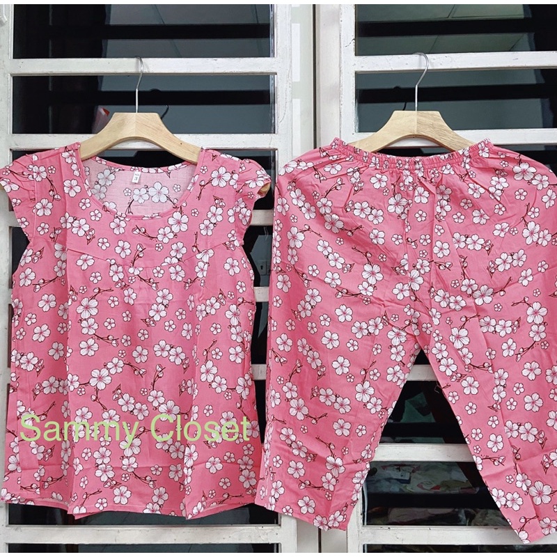 Đồ bộ tole lanh cho nữ tay ngắn quần lửng đủ size 45-65kg | BigBuy360 - bigbuy360.vn