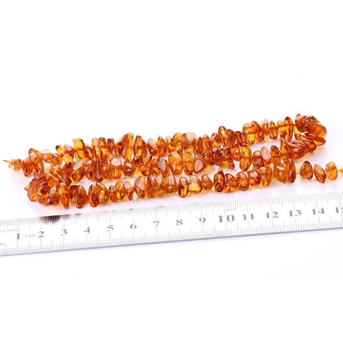 Hạt Xâu Chuỗi Szxmkj1 16 inch 7x13mm Màu Nâu Mật Ong Nâu Đá Hổ Phách
