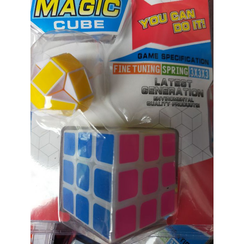 sỉ 1 rubik MAGIC  loại 1 ( tặng kèm 1rubik nhỏ tròn )