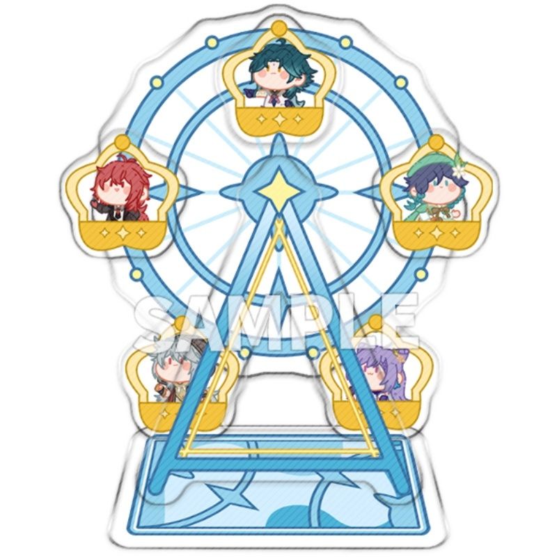 Standee mô hình đu quay Genshin impact hài hước | Jazz's Shop