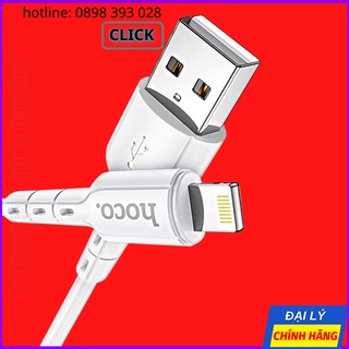 Dây Sạc Nhanh Lightning Bảo Hành 12 Tháng Chính Hãng Thương Hiệu Hoco.