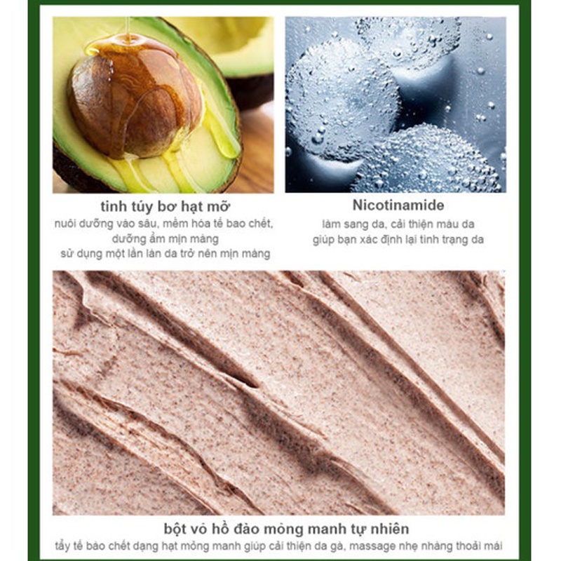 Tẩy da chết body 250g tẩy tế bào chết cơ thể YZKMSKIN làm trắng da toàn thân Làm cho da mịn màng và mềm mại | BigBuy360 - bigbuy360.vn