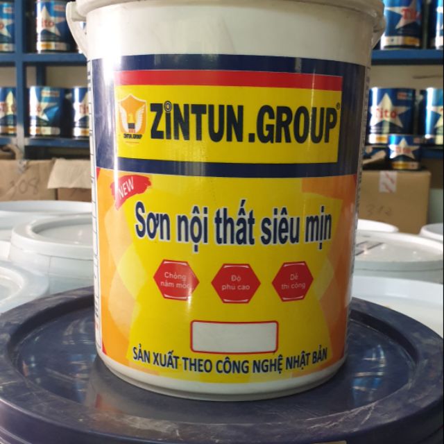Sơn trang trí giá rẻ màu trắng 7kg