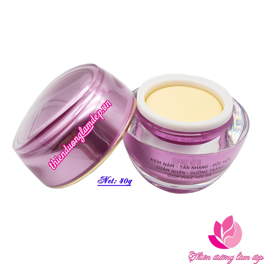 Kem Nám, Tàn nhang, Đồi mồi, Dưỡng trắng, Phục hồi da K16 BẠCH SÂM - 40g