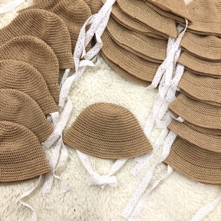 Mũ cói handmade siêu xinh cho bé iu