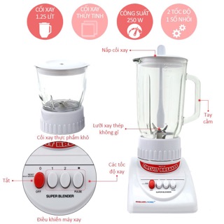 Máy xay st KHALUCK HOME KL-303 (3 cối thuỷ tinh)