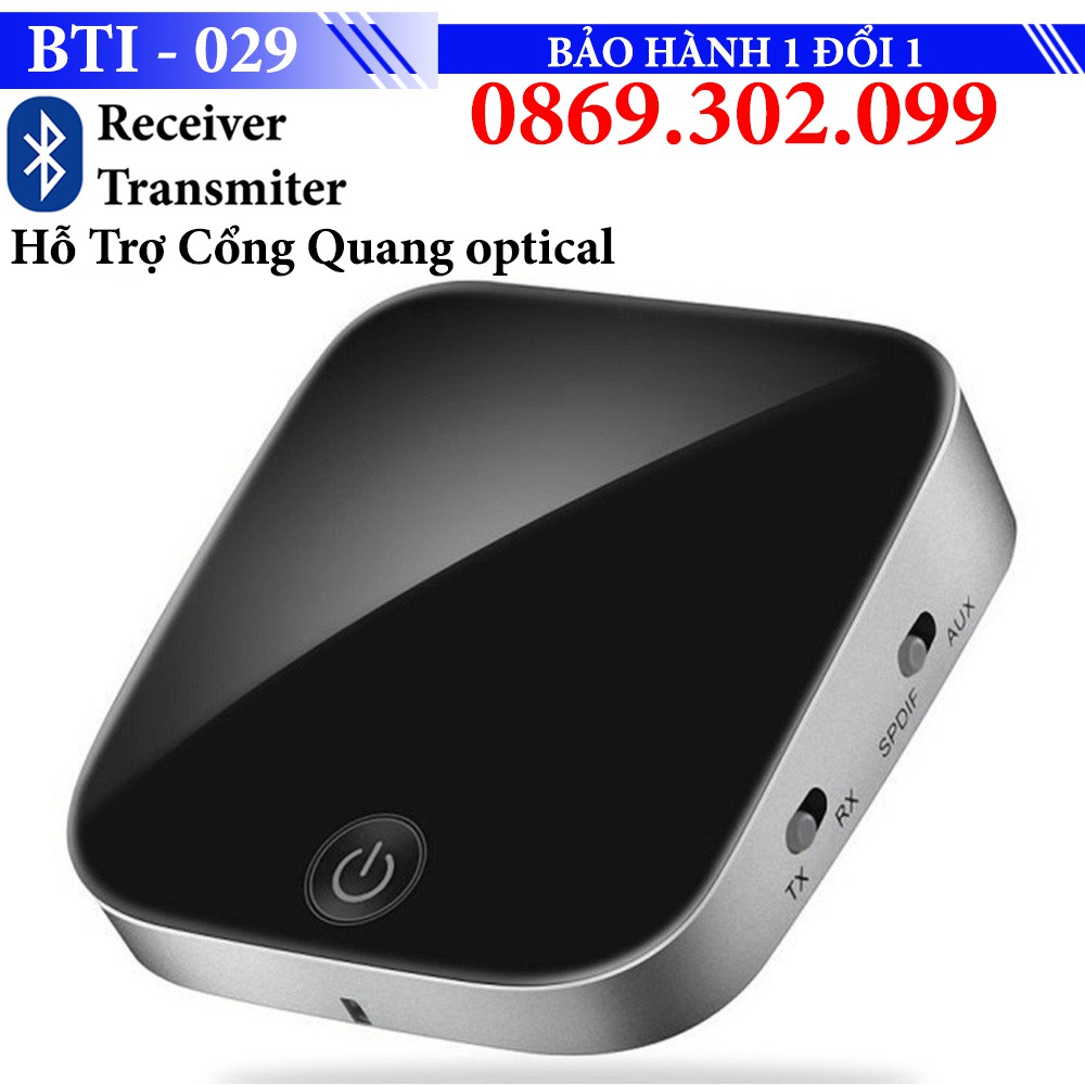 Thiết bị Thu phát 2 đầu Bluetooth Receiver - Transmiter BTI 029 - Hỗ trợ Optical ...