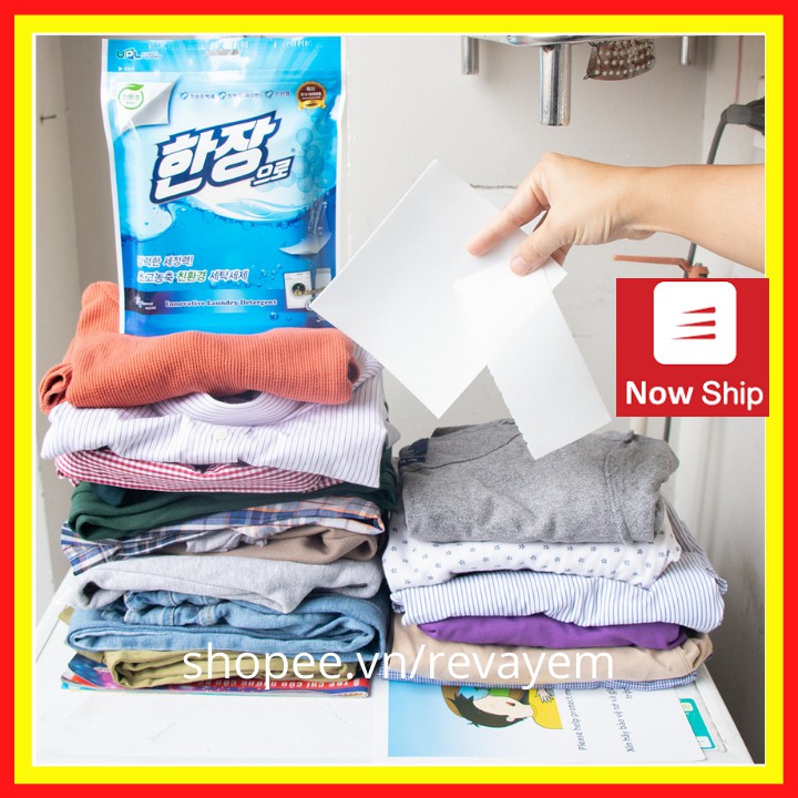 Giấy giặt quần áo Han Jang Hàn Quốc ✅ FREESHIP ✅ Sản phẩm an toàn và thân thiện môi trường