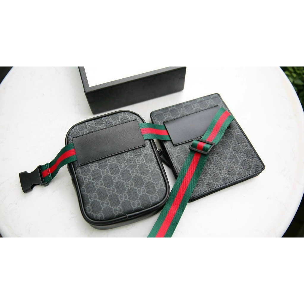 TÚI NAM ĐEO BỤNG GUCCI 2 CHI TIẾT FULLBOX VINKYSHOPTK HÀNG SẴN