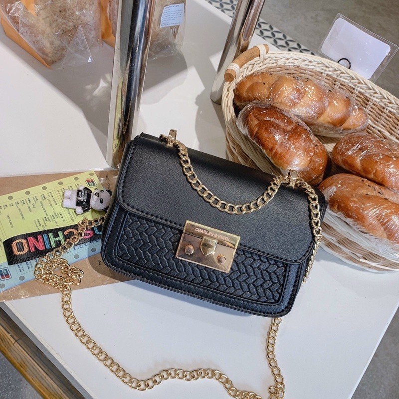 Túi CNK MINI XÍCH VÀNG