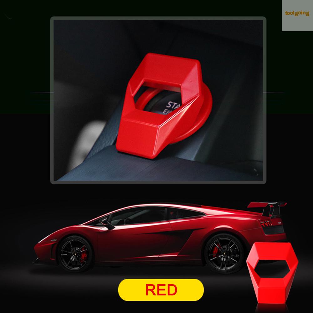 Ready in stock Car Engine Start Stop Button Cover Trim Ignition Sticker Car Interior Decoration for Lamborghini