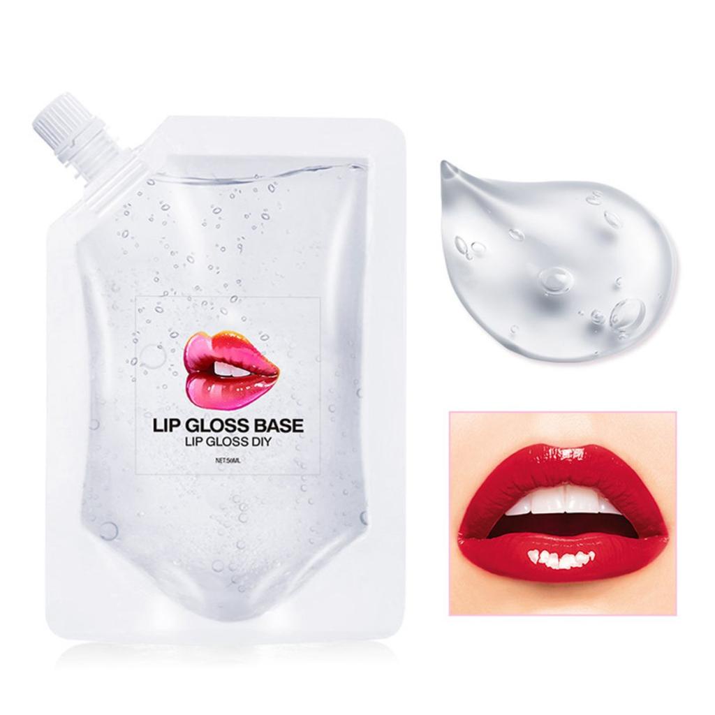 50ml Lip Gloss Base Oil DIY Transparent Moisturizing Nourishing Lipstick Gel