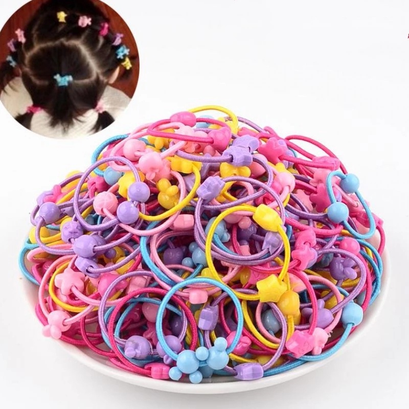 Dây Buộc Tóc Đuôi Ngựa Handmade Màu Sắc Kẹo Ngọt Dành Cho Bé Gái