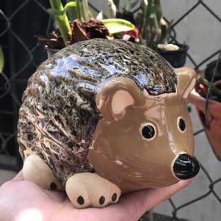 TƯỢNG GỐM CON NHÍM trang trí (size lớn)🦔