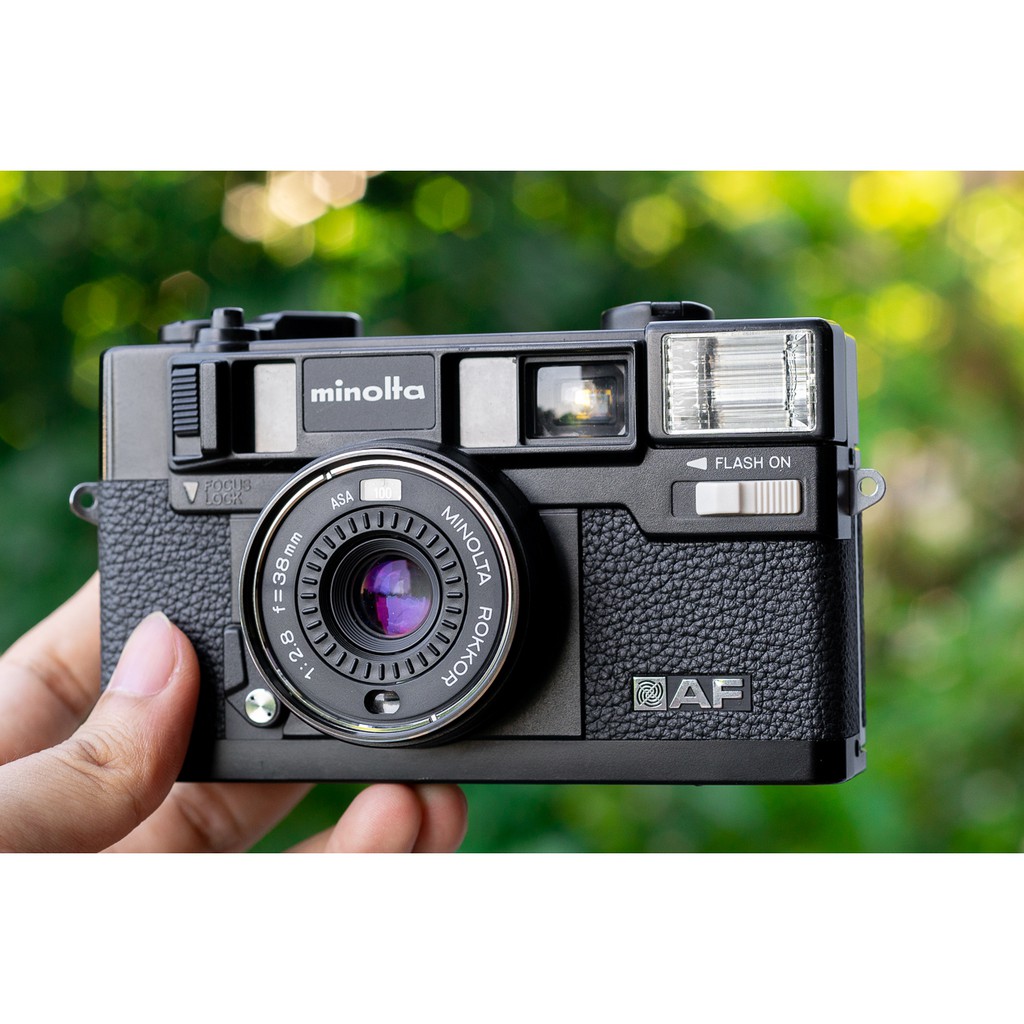 Máy ảnh film PNS Minolta Hi-Matic AF cực đẹp tặng phụ kiện
