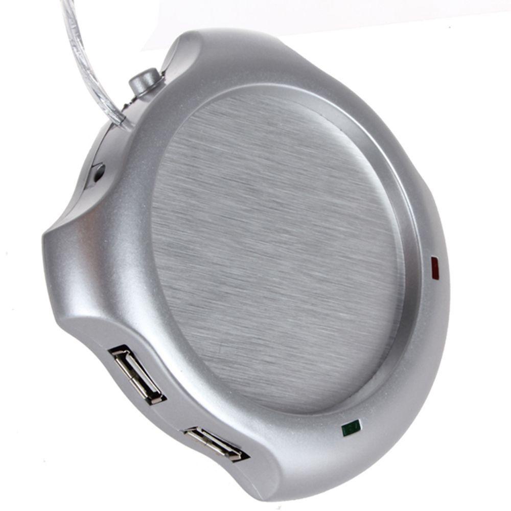 NICKOLAS Đế Hâm Nóng Cốc Nước / Sô Cô La Mini Với 4 Cổng USB Tiện Dụng