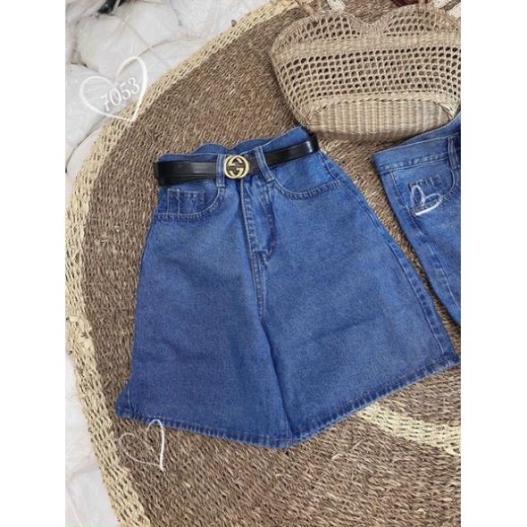 Freeship - Quần Short Jean Nữ URBAN OUTFITS Dáng Regular Chất Vải Denim Wash Kỹ Không Loang Màu QJR101 | BigBuy360 - bigbuy360.vn