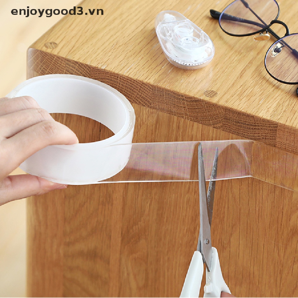 Cuộn băng keo nano trong suốt hai mặt có thể tái sử dụng tiện lợi #Ejoy3
