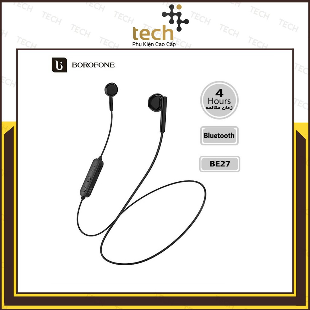 Tai Nghe Bluetooth Thể Thao Borofone BE27 - Hỗ Trợ Khe Cắm Thẻ Nhớ - BẢO HÀNH 12 THÁNG | BigBuy360 - bigbuy360.vn