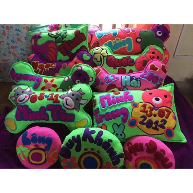 Gối handmade nỉ HQ