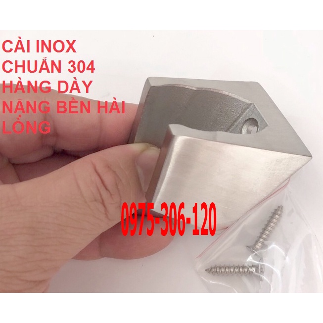 CÀI INOX 304 gác giá đỡ của tay sen tắm và dây xịt gắn tường CÓ 2 KHẤC ĐỂ ĐIỀU CHÌNH CHO TAY SEN TỎA NƯỚC XA HAY GẦN