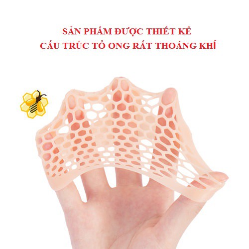 [CÓ SẴN] Lót giày silicon đệm êm bàn chân trước, cao su tổ ong mềm và thoáng khí – PK56