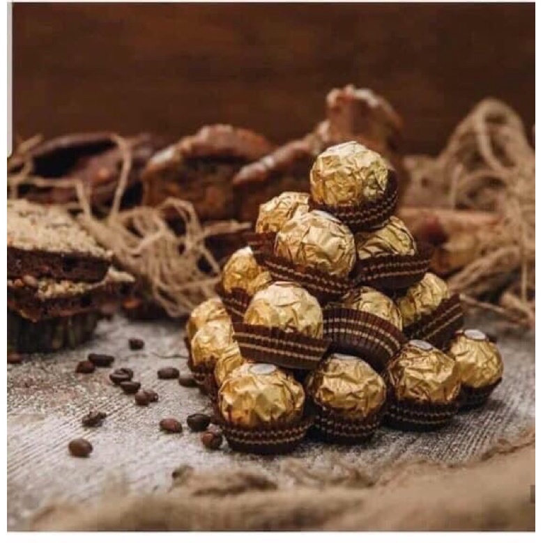 SOCOLA FERRERO ROCHER CHOCOLATE 48 viên 600g của Mỹ